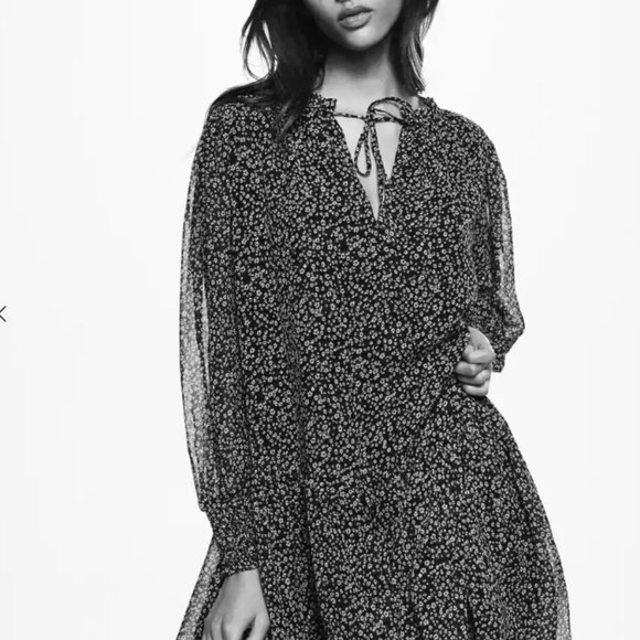 Floral Ruffled Dress - Picture 2 of 5